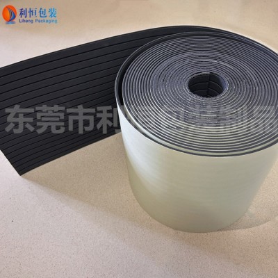 厂家批发开槽eva泡棉 线槽EVA单面背胶整卷可分切任意尺寸图2