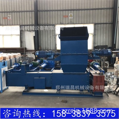 400型废旧泡沫液压冷压机eps泡沫压块机 卧式泡沫粉碎造块一体机图5