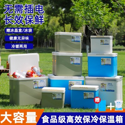 保温箱冷藏箱户外野餐食材保鲜冰块钓鱼便携家用手提商用摆摊冰桶图5