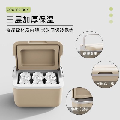 新款5升小号保温箱户外便携式高端牛排大闸蟹食品品牌包装伴手礼图3