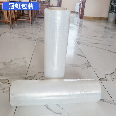 厂家批发工业缠绕膜透明打包膜 pe缠绕膜塑料薄围膜拉伸膜包装膜图1