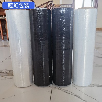厂家批发工业缠绕膜透明打包膜 pe缠绕膜塑料薄围膜拉伸膜包装膜图5