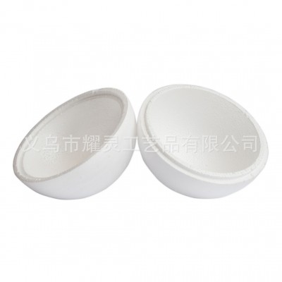 EPS厂家直供泡沫空心球 星空球 白坯婚庆花球DIY挂饰制作材料图4