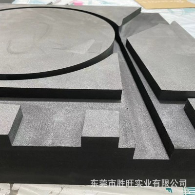 厂家现货38-70硬度黑白色eva泡棉板材片料阻燃低味EVA泡棉异型材图3