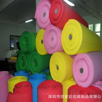 彩色EVA片材压纹 eva发泡成型 高粘性单面自粘背胶 EVA卷材卷料图4