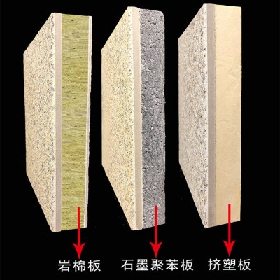 建筑外墙保温装饰一体板真石漆仿石装饰板防火阻燃保温装饰一体板图4