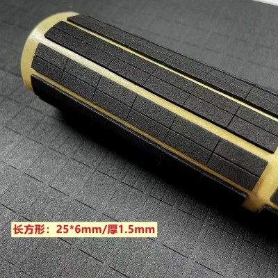 电子辅料模切eva泡棉内衬单面自粘防滑减震脚垫EVA泡棉 双面胶厂家图2
