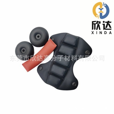 EVA热压运动护具 EVA冷压加工一次成型复布贴合eva酒托内衬图5