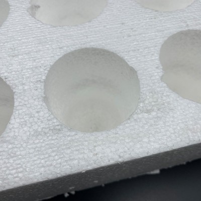 易碎物品快递专用打包泡沫箱 一体成型泡沫箱防摔玻璃瓶保护套图2