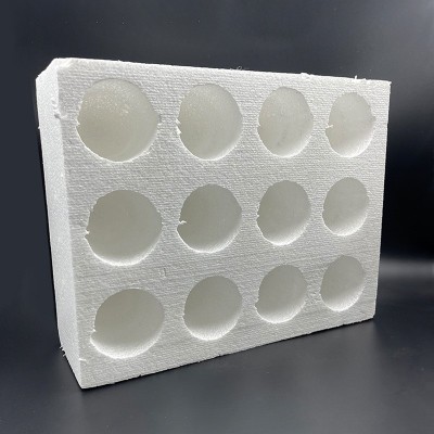 易碎物品快递专用打包泡沫箱 一体成型泡沫箱防摔玻璃瓶保护套图3