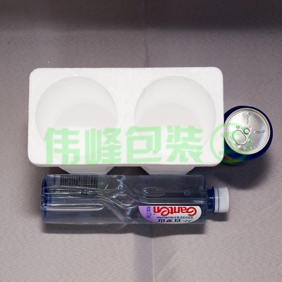 厂家直销红酒泡沫箱2支6支包装箱双支葡萄酒快递防碎包装批发图4