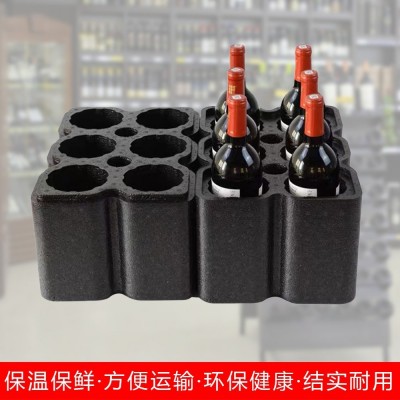 epp红酒包装箱酒瓶防碎包装盒6瓶装泡沫食品级保温储存红酒包装箱图3