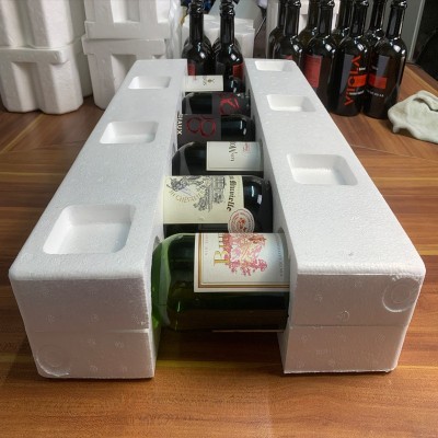85孔红酒直排6支装泡沫箱多尺寸红酒包装快递箱可定制图3