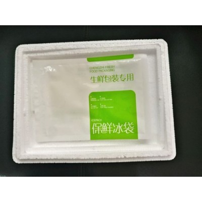 鲜松茸2公斤装泡沫盒白色泡沫箱保鲜运输包装保温冰镇冷藏箱套装图3