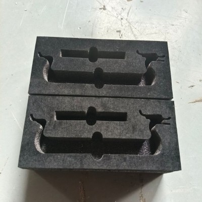 上海EPE珍珠棉厂家异型植绒珍珠棉内衬防震垫片贴绒布珍珠棉黑色图3