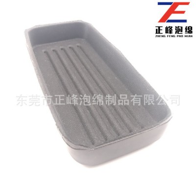 EVA热冷压异形加工 EVA复合布料热压成型海绵复合XPE热压板垫片图2