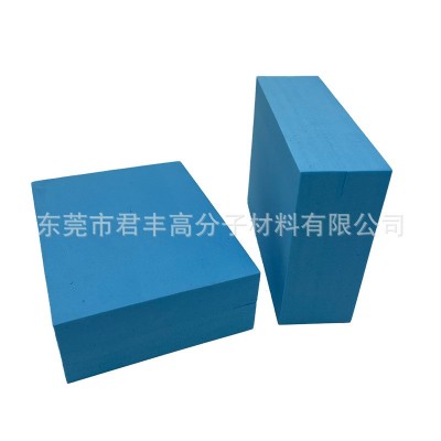带切口泡沫方块 印刷数字泡沫方块浅蓝色A料泡棉EVA玩具大小方块图2