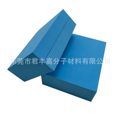 带切口泡沫方块 印刷数字泡沫方块浅蓝色A料泡棉EVA玩具大小方块图4