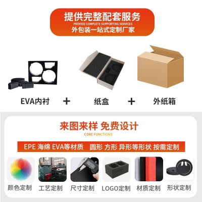 eva泡棉材料放置盒eva雕刻成型防静电减震缓冲异形eva内衬包装图2