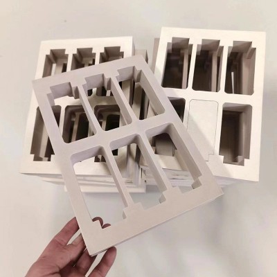 单面贴绒布eva内衬 附绒布包装化妆品内衬 工具箱红酒eva内衬图3