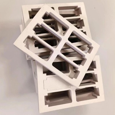 单面贴绒布eva内衬 附绒布包装化妆品内衬 工具箱红酒eva内衬图2
