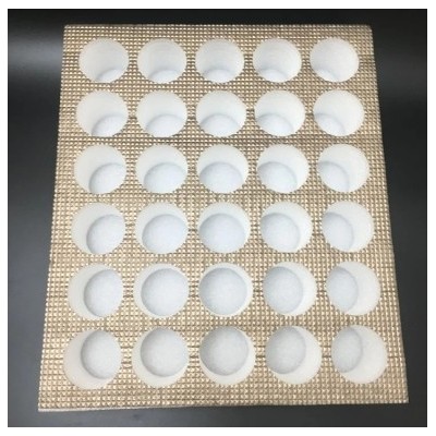 黑白高密度植绒贴绒epe珍珠棉防震海绵包装内衬礼盒箱子内托内垫图4