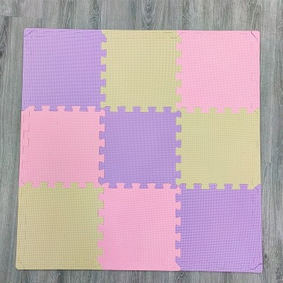 工厂定制十字纹EVA泡棉拼接家用卧室榻榻米游戏爬爬垫子图4