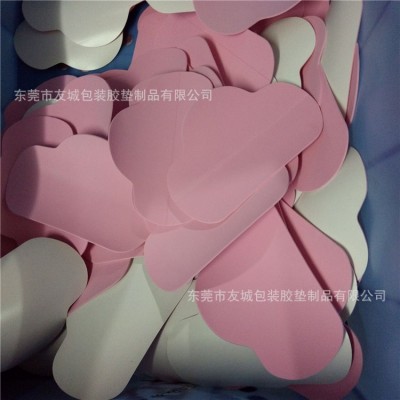 供应防滑减震EVA泡棉垫 红色EVA玩具胶垫 单面贴胶EVA脚垫