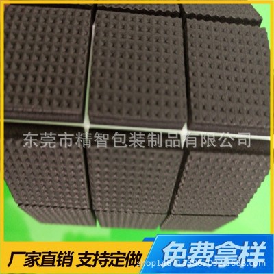 自粘格纹eva脚垫 圆形EVA加厚桌椅防滑静音黑色电器家具保护垫图4