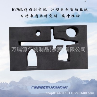 生产eva泡棉内衬化妆品防震礼品包装盒内托工具箱一体成型海绵图3