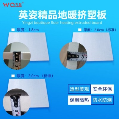 地暖家装挤塑板厚度可定 精品18张/包 白晶白玉板14张/包白色图2