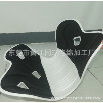 EVA海绵腰垫 高回弹EVA护膝护肘 贴合黑色海绵热压一体成型护具图2
