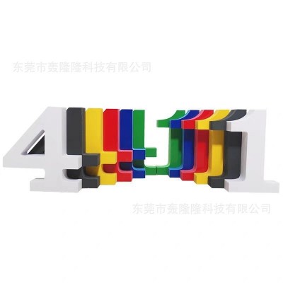 厂家直销EVA泡棉花冲压字母数字卡通儿童玩具图2