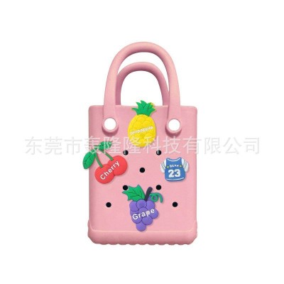 沙滩手提包EVA夏季简约度假mini洞洞小包 EVA彩色果冻包批量现货图4