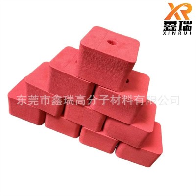 供应红色eva泡棉方块泡沫浮漂 反底钓鱼浮块 海竿离底钓浮力球图5
