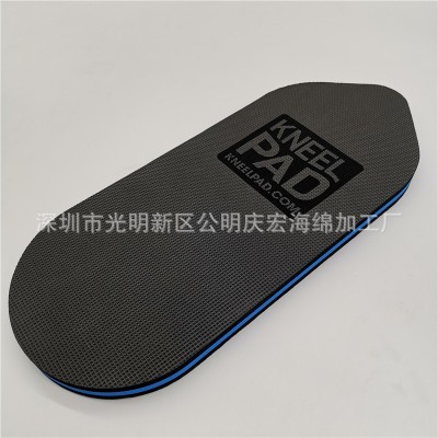 eva折叠垫高弹压纹户外跪垫高发泡阻燃汽修六折垫eva泡棉爬行垫图2