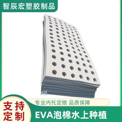 EVA水培泡沫板厂家批发水稻白色漂浮板 蔬菜种植海绵穿孔材料泡棉
