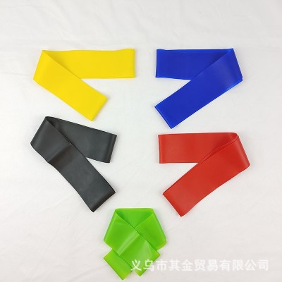 多色tpe瑜伽拉力带 伸展带拉力片 美臀带深蹲瑜伽阻力带深蹲带图3