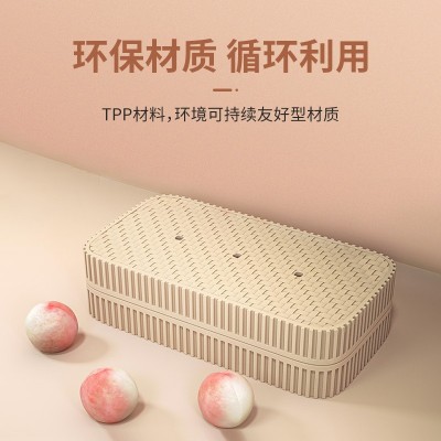 epp水果箱水蜜桃包装箱桃子礼品盒高档水果周转箱生鲜包装 果托图2