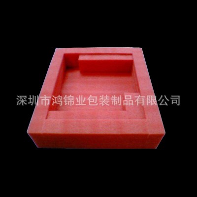 厂家直销物流减震包装epe珍珠棉片 蛋托 珍珠棉内衬 红色珍珠棉图2