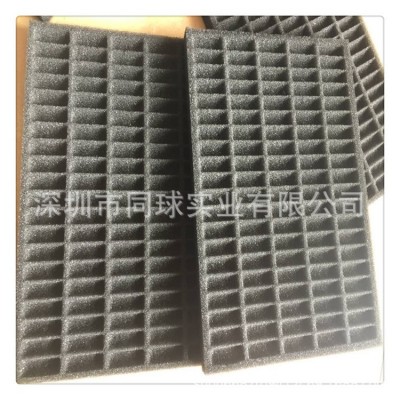 EVA棉贴绒布成型化妆品首饰盒包装内衬 五金工具箱雕刻一体成型托图2