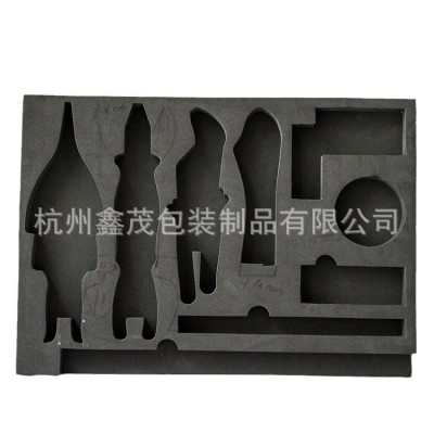 阻燃抗静电eva植绒工具箱内衬 EVA内托工具盒 减震冲压内衬批发图4