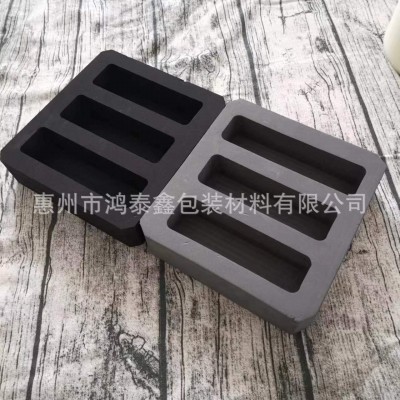 EVA高发泡海绵内衬开槽挖孔雕刻一体成型防震防撞线EVA制品线切割图2