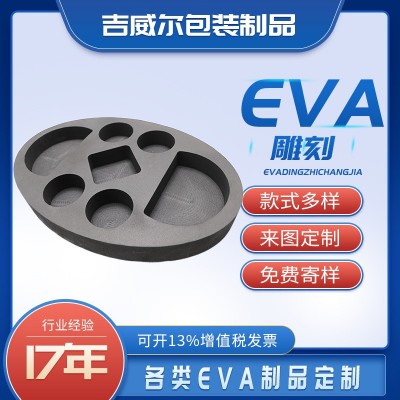多硬度eva泡棉内衬雕刻高档eva包装雕刻一次成型内托缓冲包材内托图3