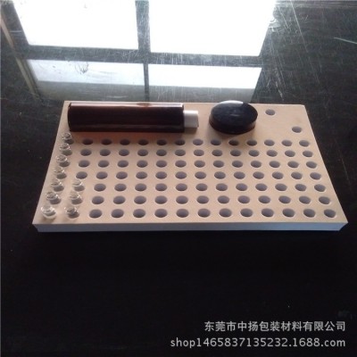 厂家直销EVA表绒内托化妆品海绵内衬EVA脚垫防震防撞包装材料