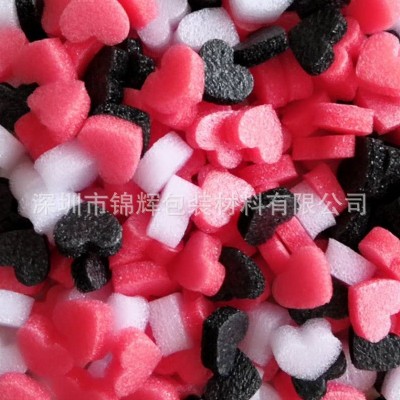 心形珍珠棉爱心泡沫DIY填充物 礼物快递填充物颗粒 珍珠棉泡棉粒图3