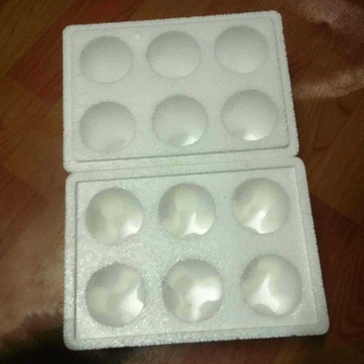 红酒泡沫盒 4支6支红酒泡沫箱包装盒 防摔快递葡萄酒包装泡沫箱图4