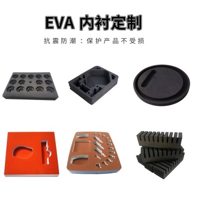 厂家定制植绒eva内衬 化妆品内托 低味EVA海绵高档礼盒包装图3