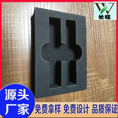 厂家供应EVA内衬防静电包装盒EVA防震内托黑色植绒EVA泡棉图4