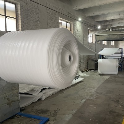 珍珠棉EPE打包泡沫纸气泡膜防震包装膜飞机盒内衬气垫膜卷材定 制图3